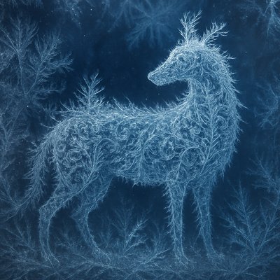 animal standing in natural pose