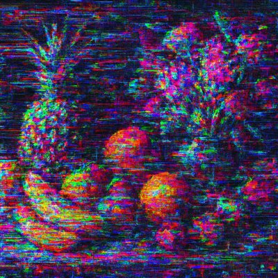 Digital Glitch Modern Art Style 3