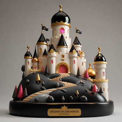 majestic castle on a hilltop