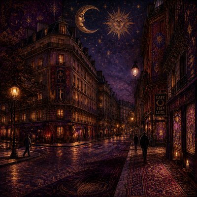 Whimsigoth Aesthetic Style Transfer Example