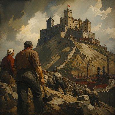 majestic castle on a hilltop