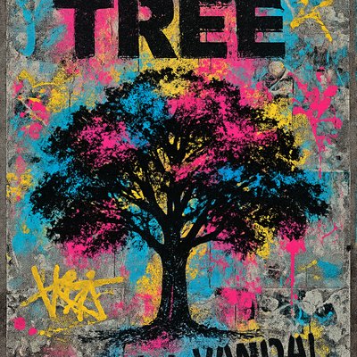 a tree in nature