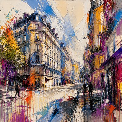 Abstract Expressionist Modern Art Style Style Transfer Example
