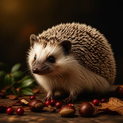 animal standing in natural pose