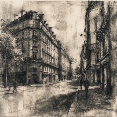 Monotype Print Style Style Transfer Example