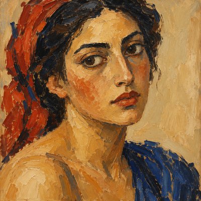 portrait of a person with expressive eyes