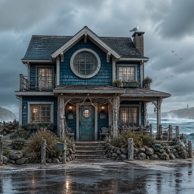 house with front view — Oceancore Aesthetic