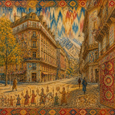 Tajik Art Style Style Transfer Example