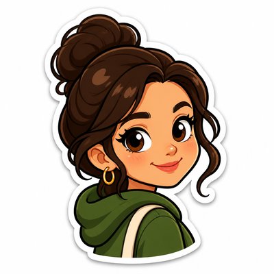 Character Sticker Design example