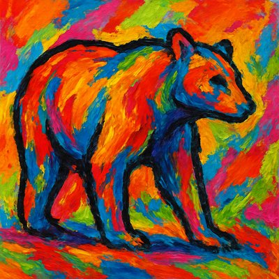 animal standing in natural pose