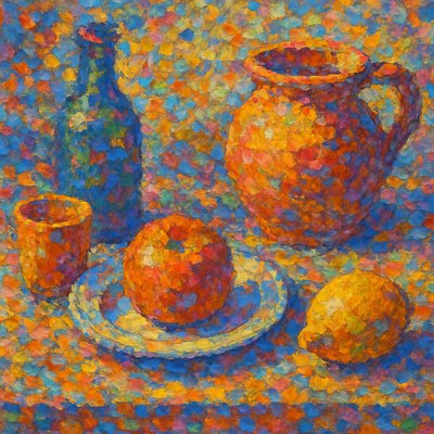 still life with everyday objects