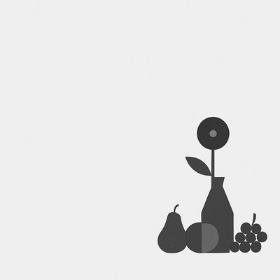 still life arrangement of fruits and flowers