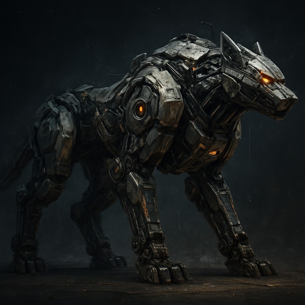 animal standing in natural pose