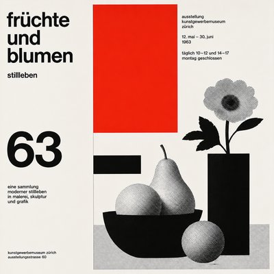 Swiss Style Poster Design 3