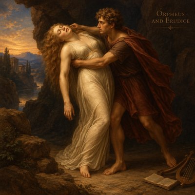 a painting of a woman being hugged by a man