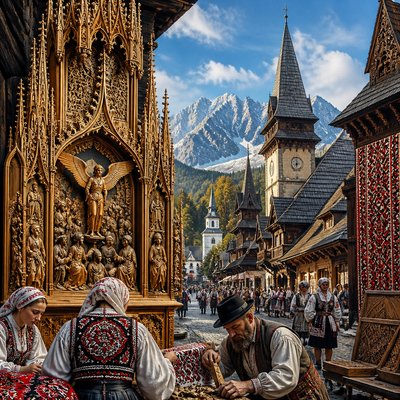 urban street with city activity