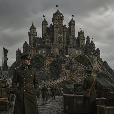 majestic castle on a hilltop