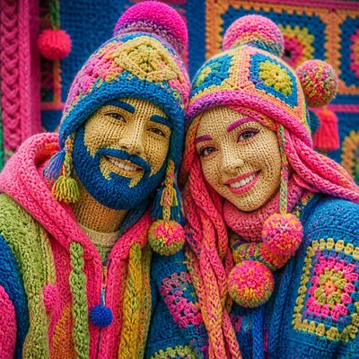 portrait of two people together