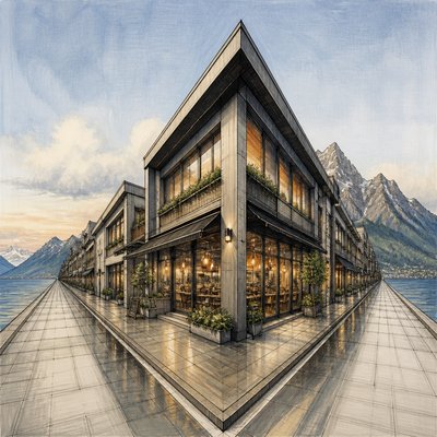 Two-Point Perspective Art Style 2