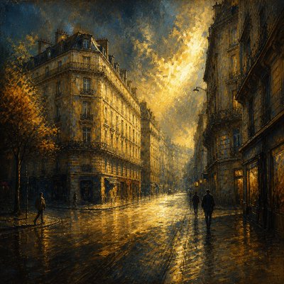 Romantic Landscape Art Style Style Transfer Example