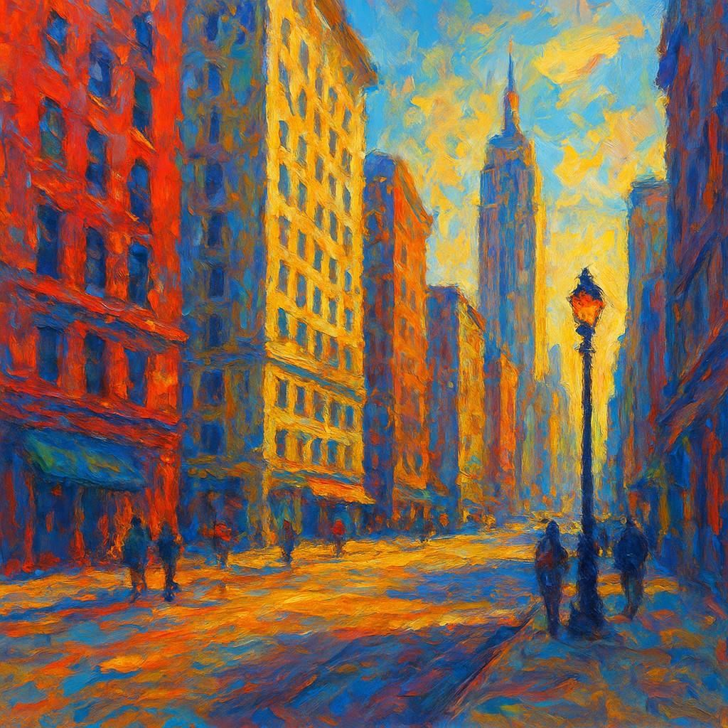 Plein Air Landscape Art Style Style Transfer Example