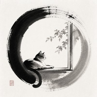 a cat lounging in a sunlit window