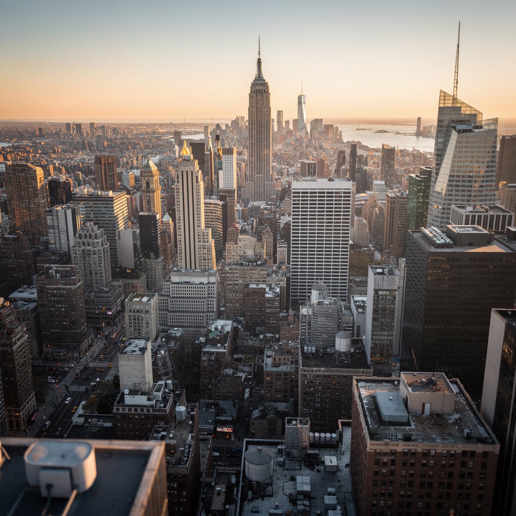 New York City aerial view