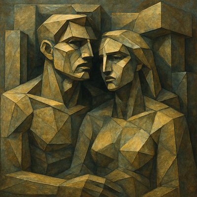 portrait of two people together