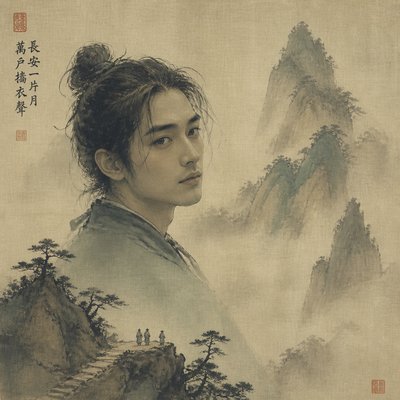 Song Dynasty Ink Painting Style 1
