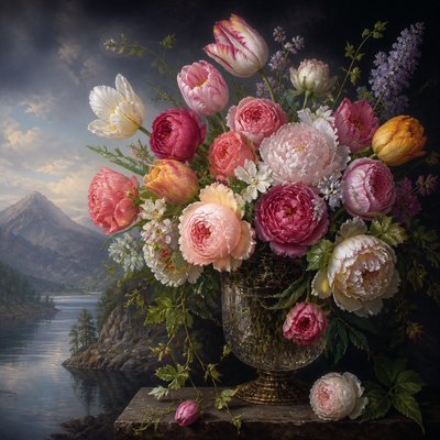 Flower Painting Art Style 2