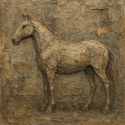 animal standing in natural pose