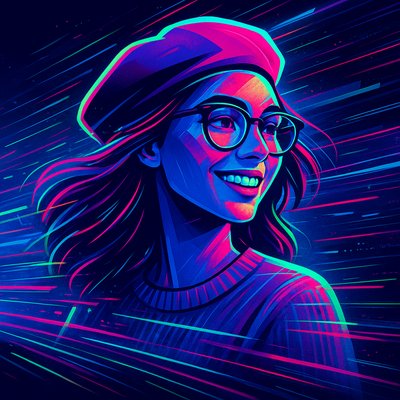 Motion Graphics Digital Art Style Style Transfer Example
