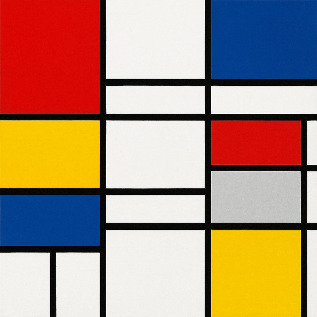 De Stijl Art Style Style Transfer Example