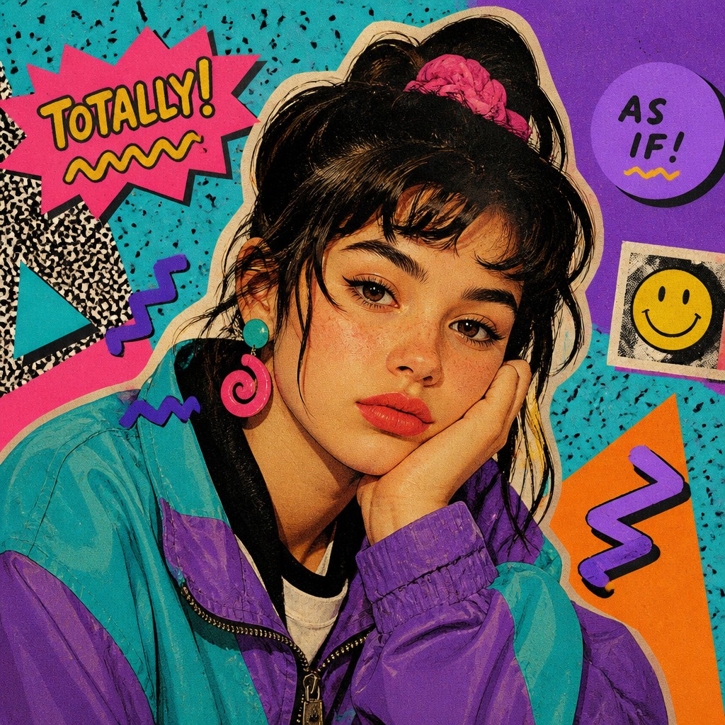 90s Retro Aesthetic example artwork 1