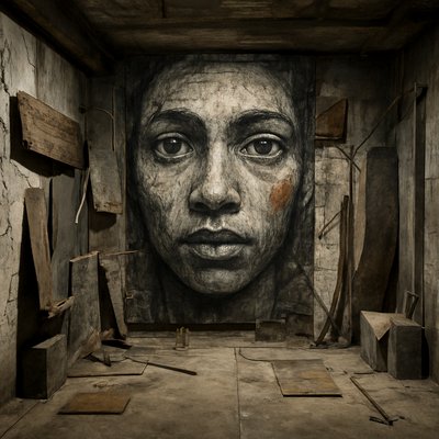 portrait of a person with expressive eyes