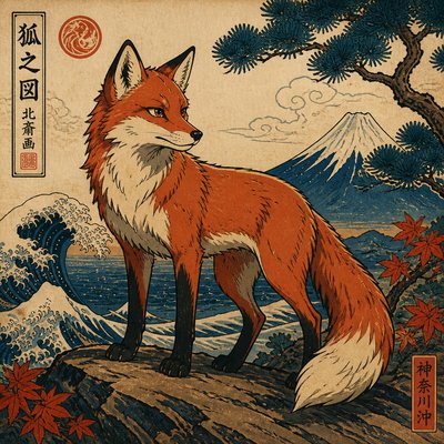 animal standing in natural pose