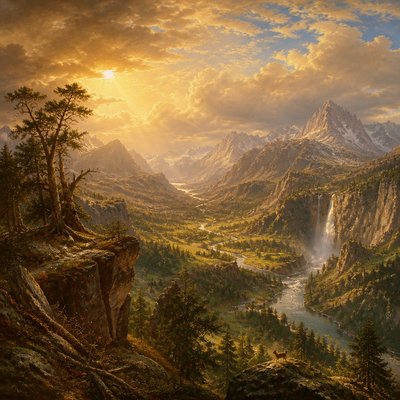 wide landscape with natural scenery