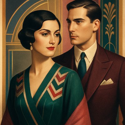 portrait of two people together