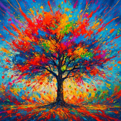 a tree in nature