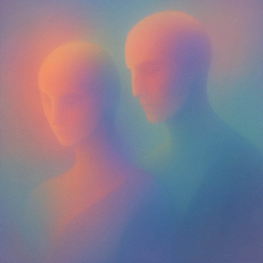 portrait of two people together