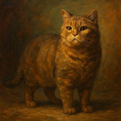 animal standing in natural pose
