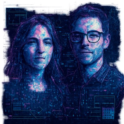 portrait of two people together