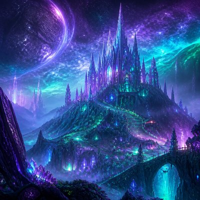 majestic castle on a hilltop