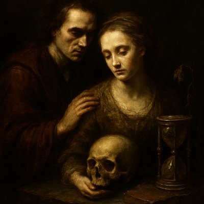 portrait of two people together