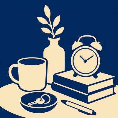 still life with everyday objects