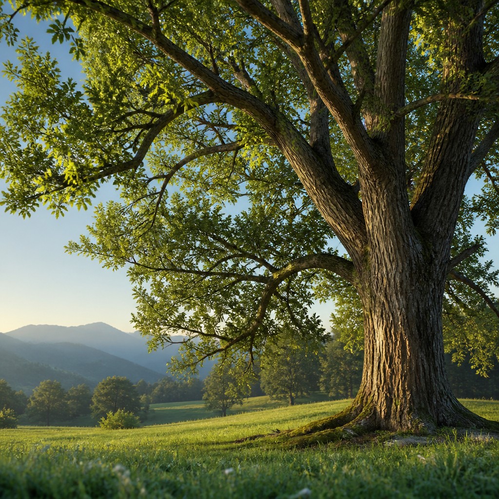 a tree in nature
