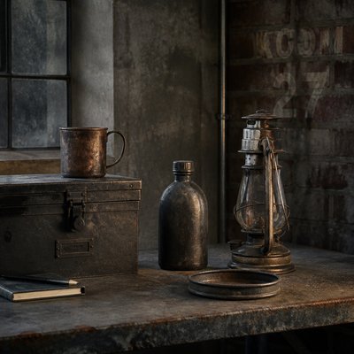still life with everyday objects — Industrial Interior Design