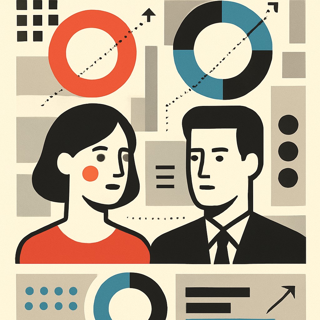 portrait of two people together