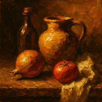 still life with everyday objects