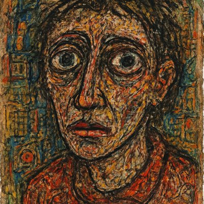 portrait of a person with expressive eyes